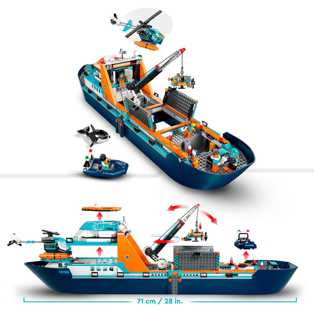 Lego city 60368 poolonderzoeksschip