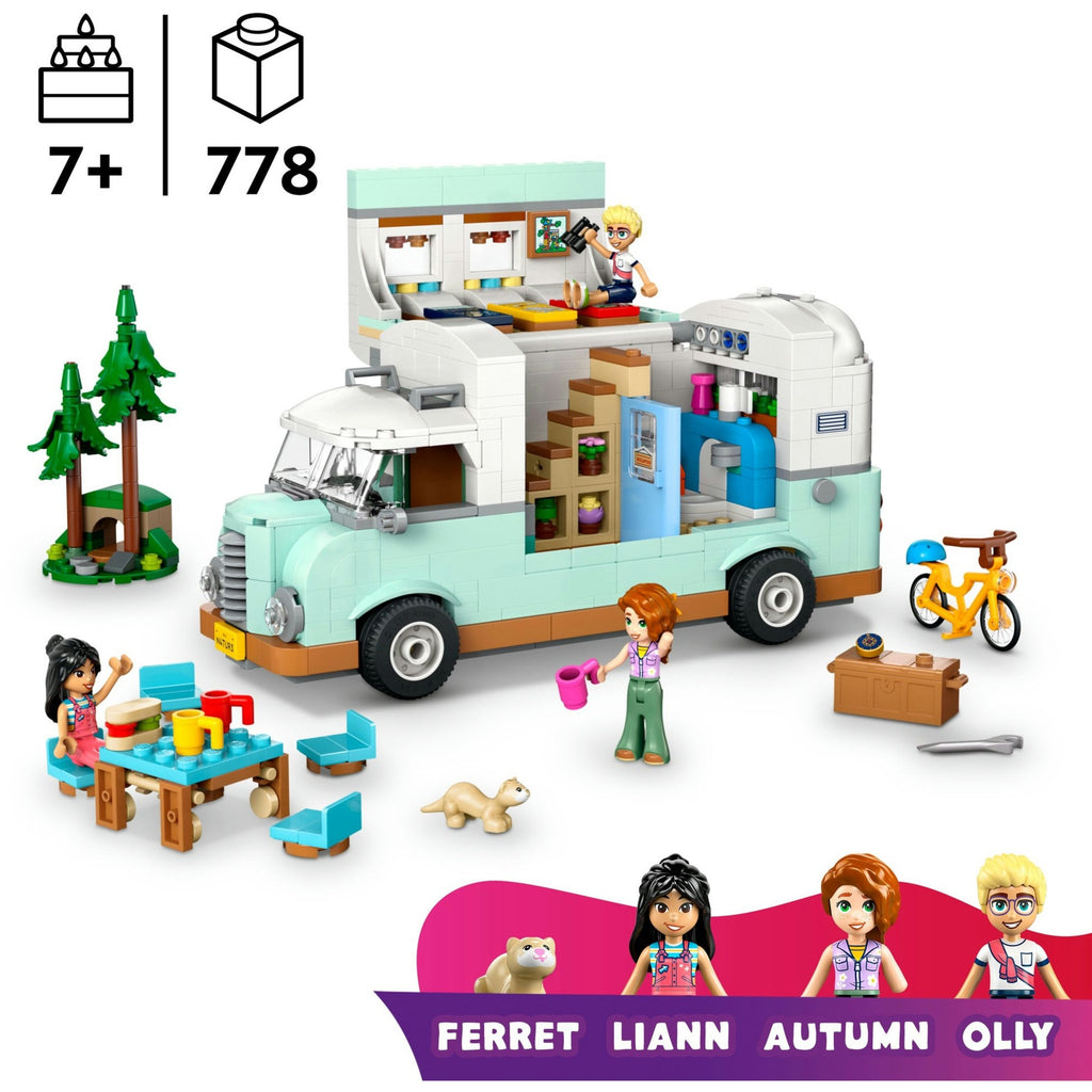 LEGO - friends camperavontuur met vrienden - 42663