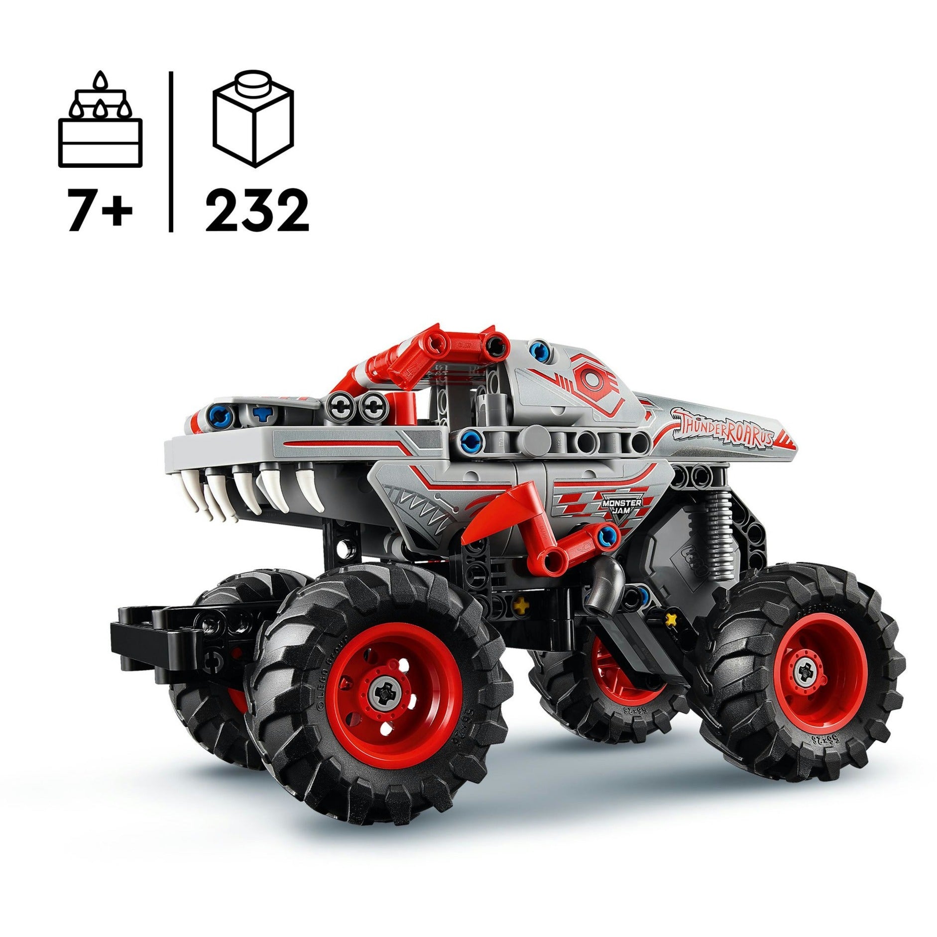 Lego technic 42200 monster jam thunderroarus pull-back