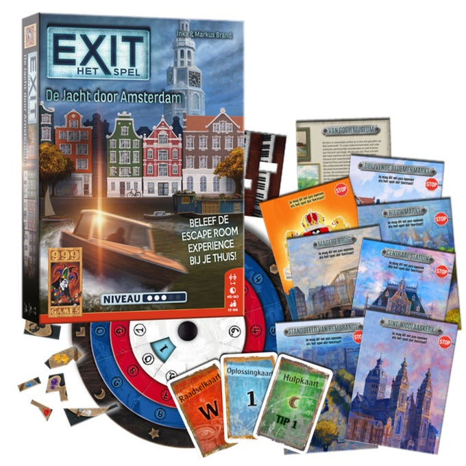 999games 999 games exit - de jacht door amsterdam kaartspel
