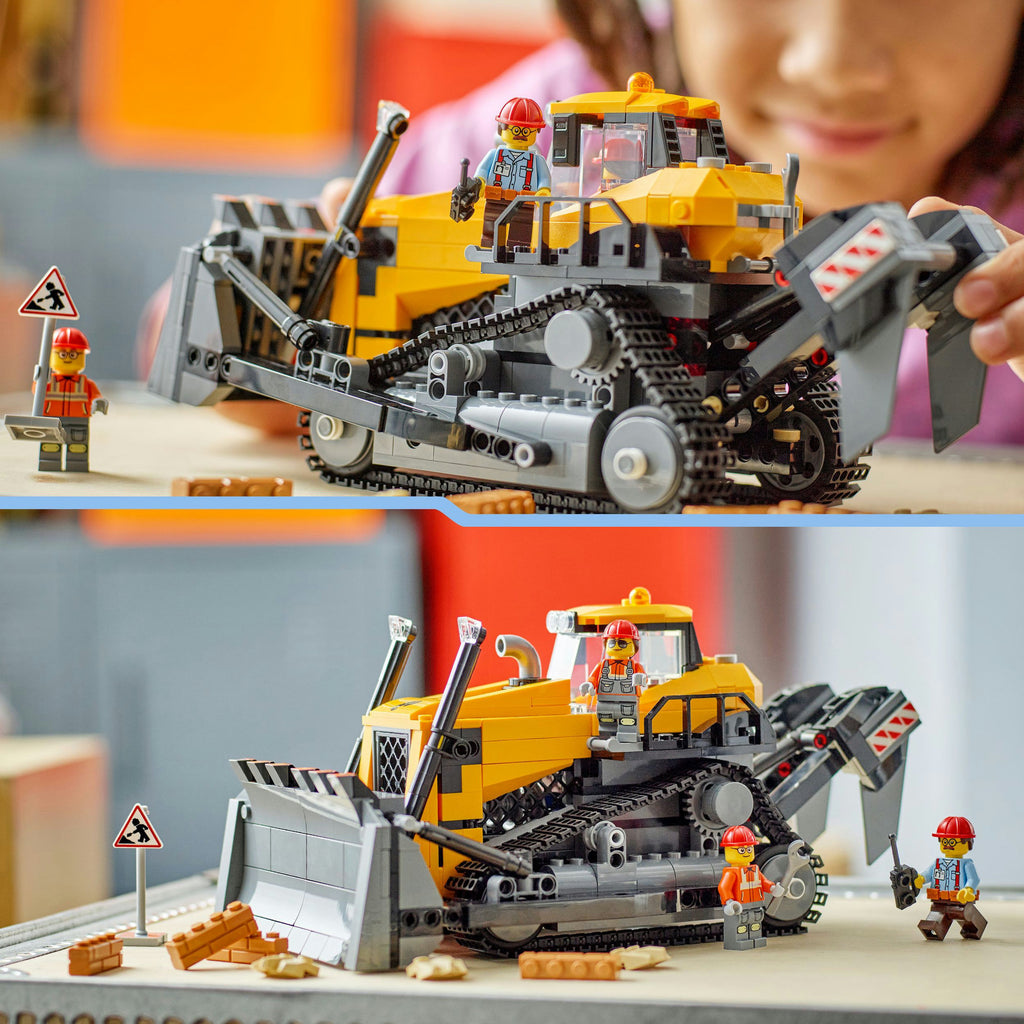 Lego city 60466 gele bulldozer