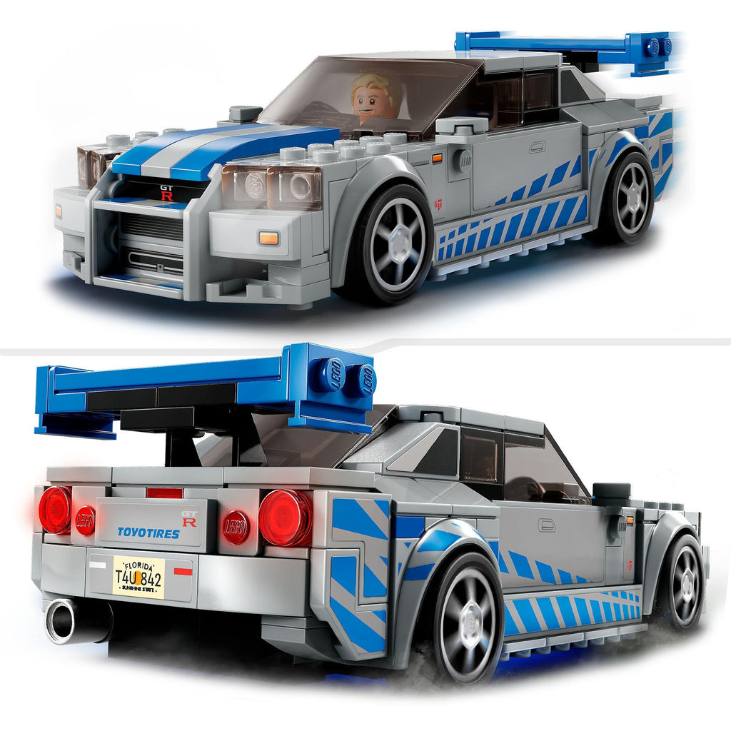 Lego speed champions 76917 2 fast 2 furious nissan skyline gt-r (r34)