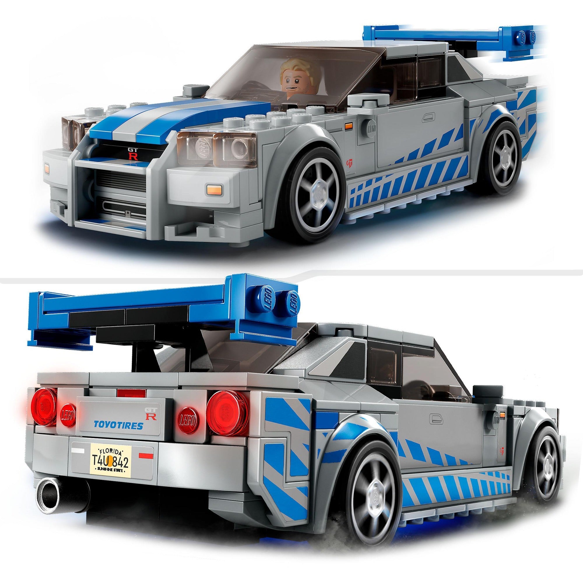 Lego speed champions 76917 2 fast 2 furious nissan skyline gt-r (r34)