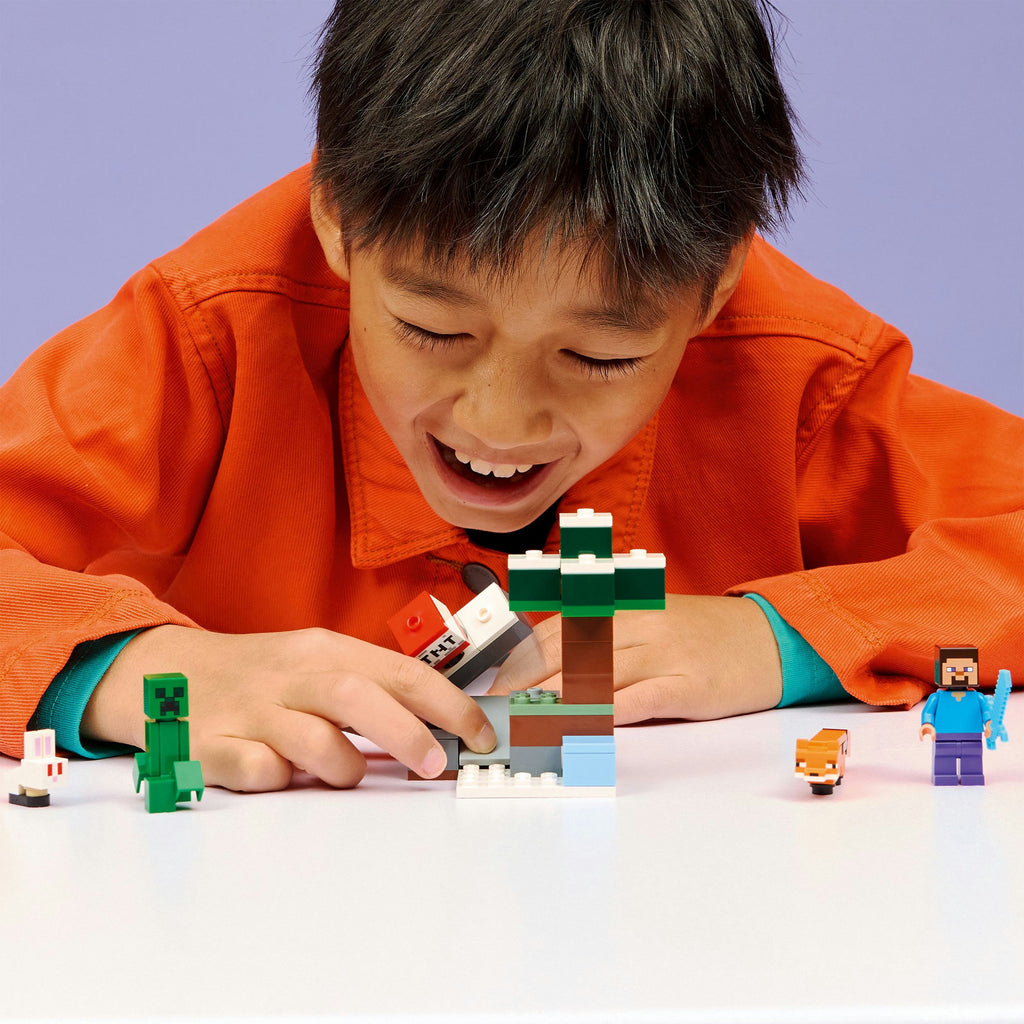 Lego minecraft 21583 steves taiga-avontuur