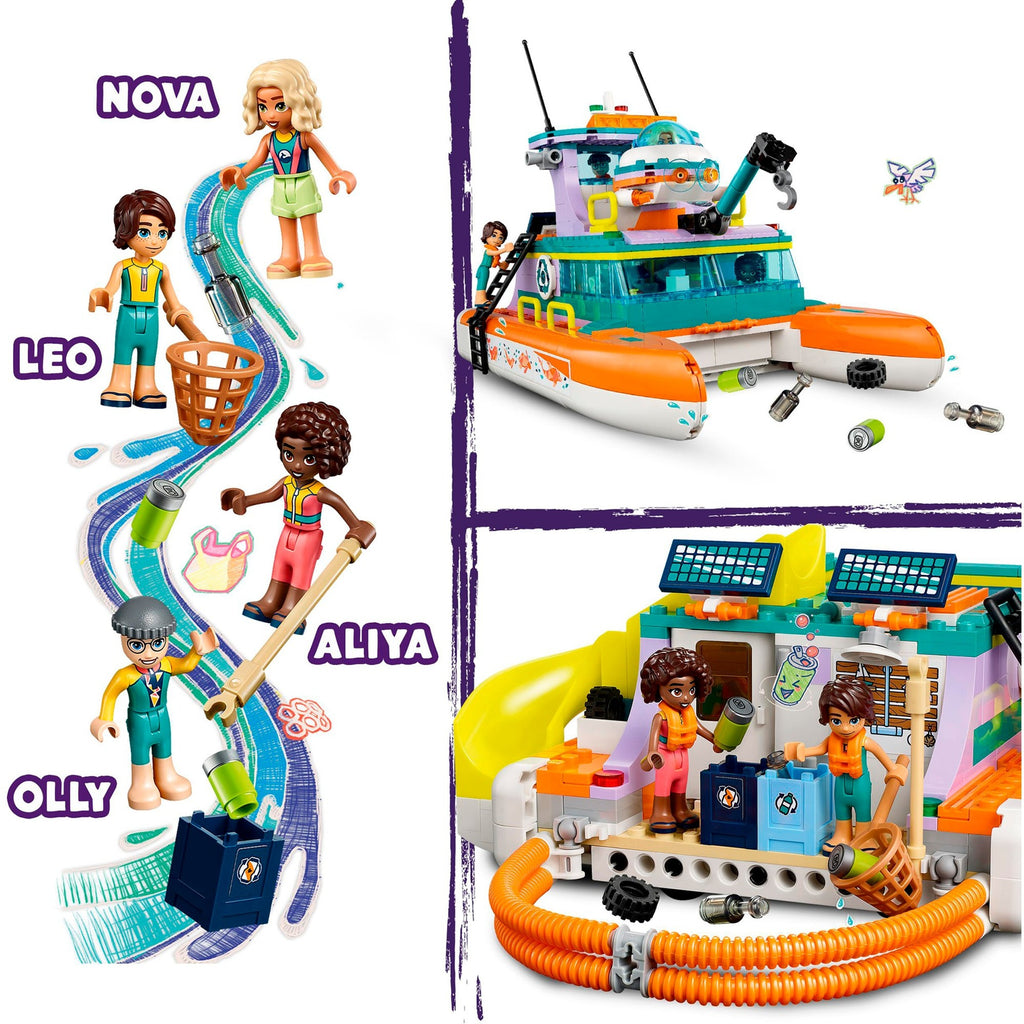 Lego friends - reddingsboot op zee constructiespeelgoed (41734)