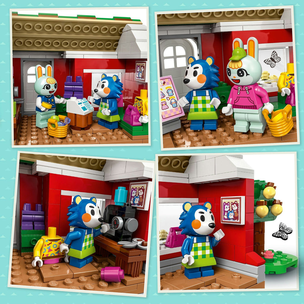 Lego animal crossing 77055 kleermakerij van de zusjes able