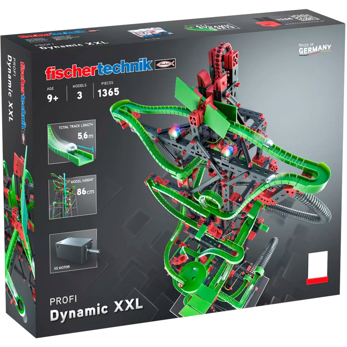 Fischertechnik - marble runs - dynamic xxl kogelbaan (544619)