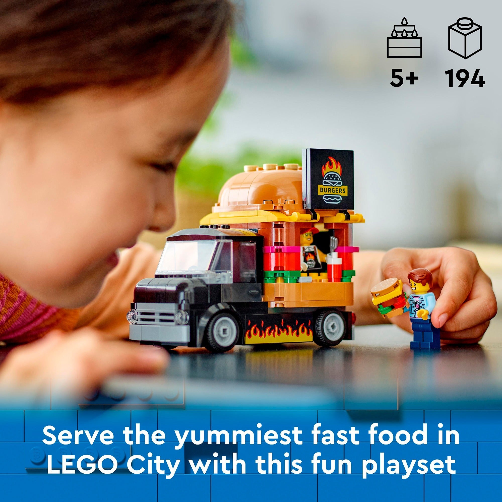 Lego city 60404 hamburgertruck