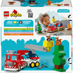 Lego duplo 10473 brandweertruck met slang en brandweerman