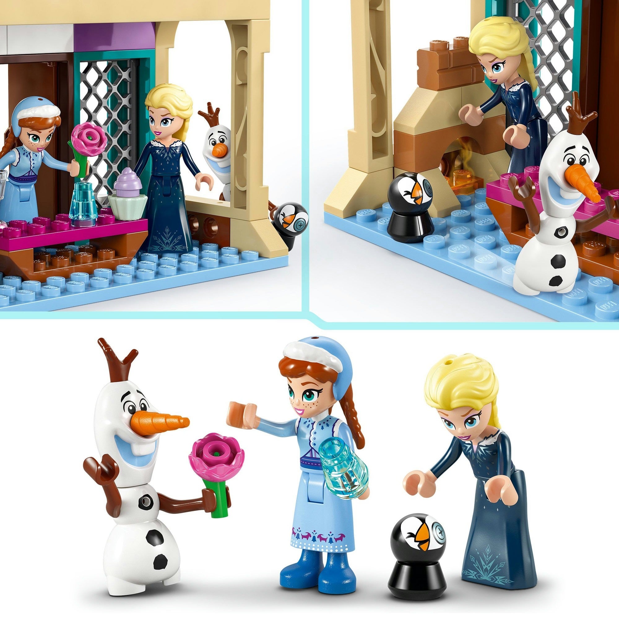LEGO - ǀ disney frozen kasteel van arendelle bouwpakket voor kinderen met poppetje 43265