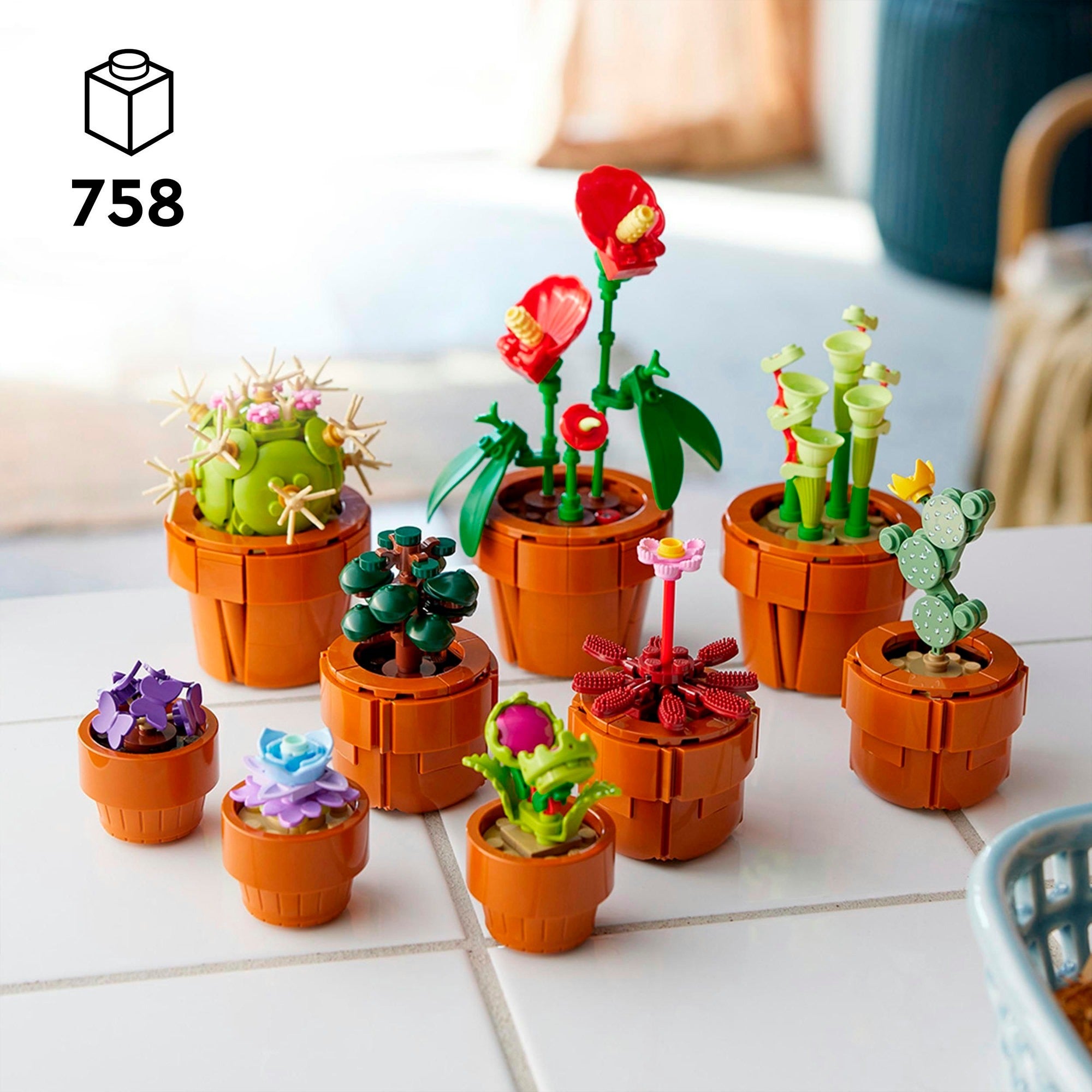 LEGO - icons 10329 miniplantjes