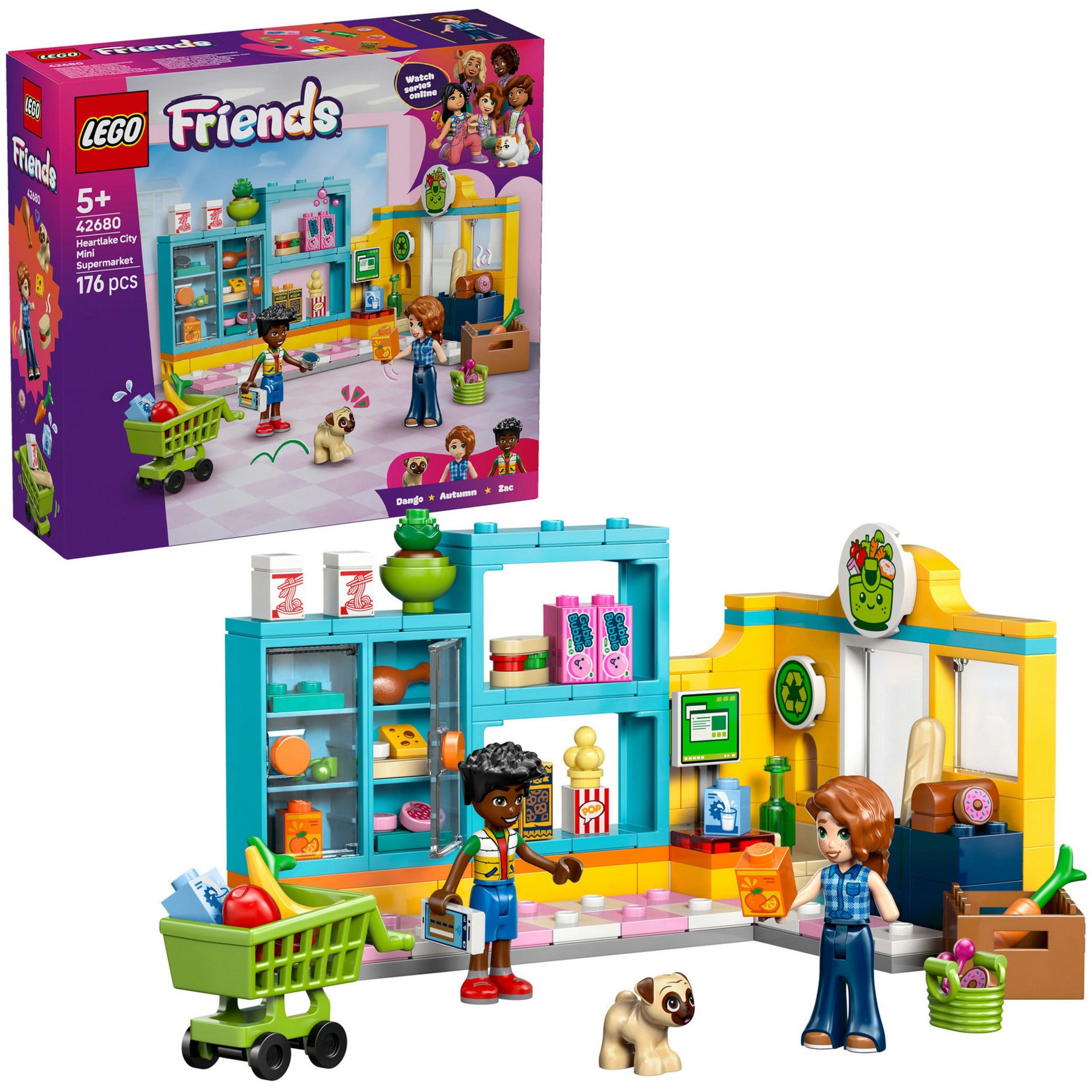 Lego friends 42680 heartlake city buurtsupermarkt