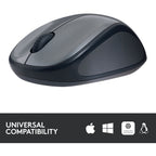 Muis draadloos logitech m325 grijs