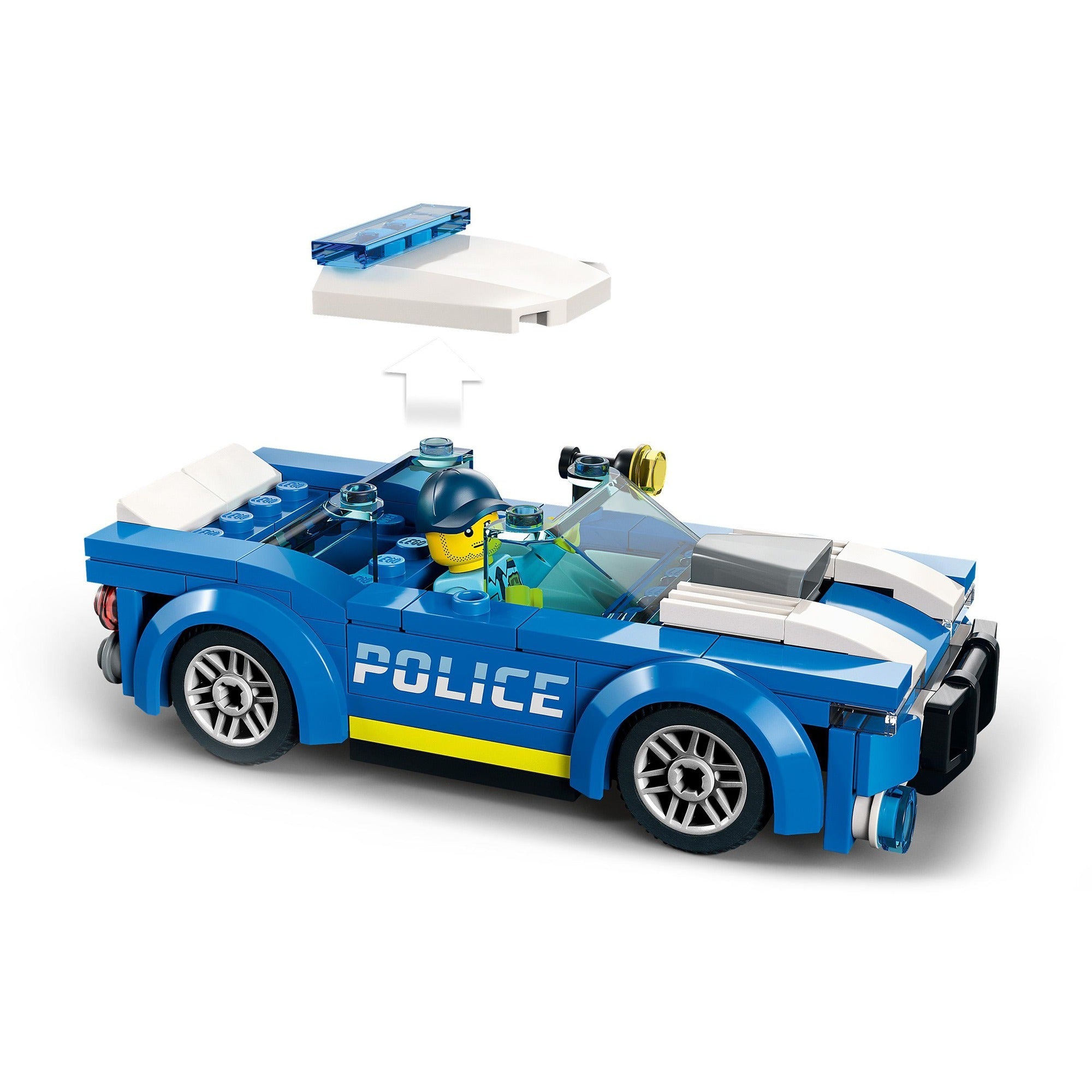 LEGO - ® city politiewagen 60312 bouwset voor kinderen vanaf 5 jaar; inclusief een minifiguur van een politieagent met een zaklamp en politiepet (94 onderdelen)