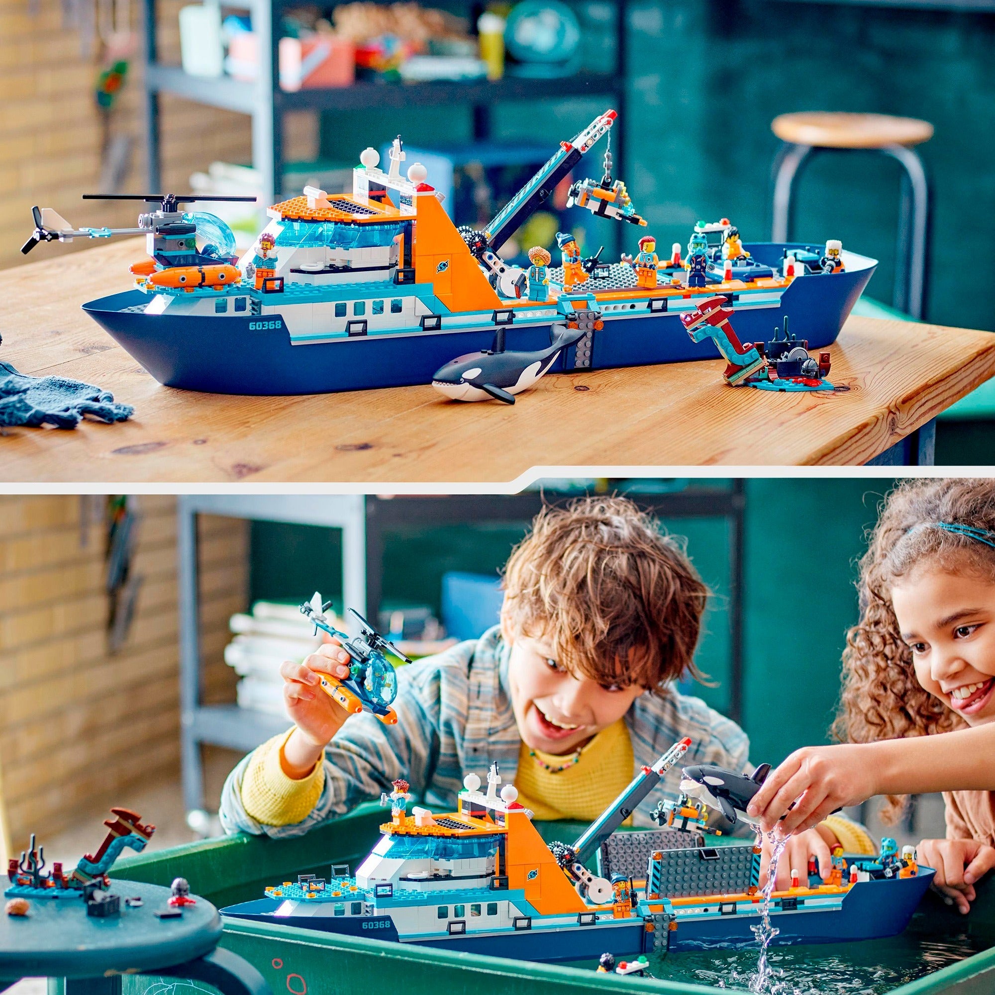 Lego city 60368 poolonderzoeksschip