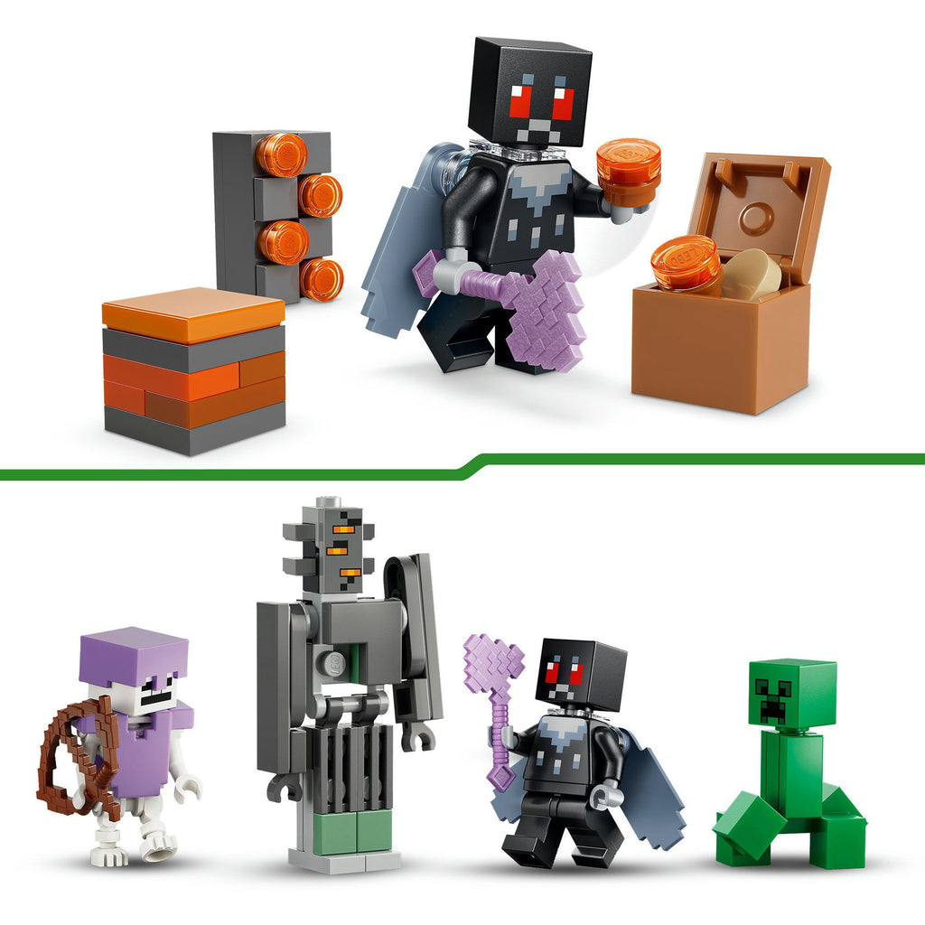 Lego minecraft the pale garden constructiespeelgoed