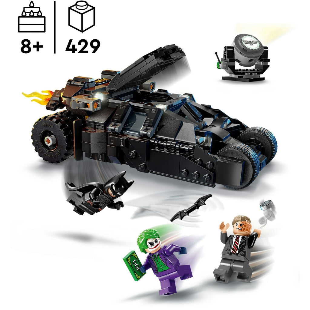 Lego dc super heroes - batman tumbler vs. two-face en the joker constructiespeelgoed (76303)