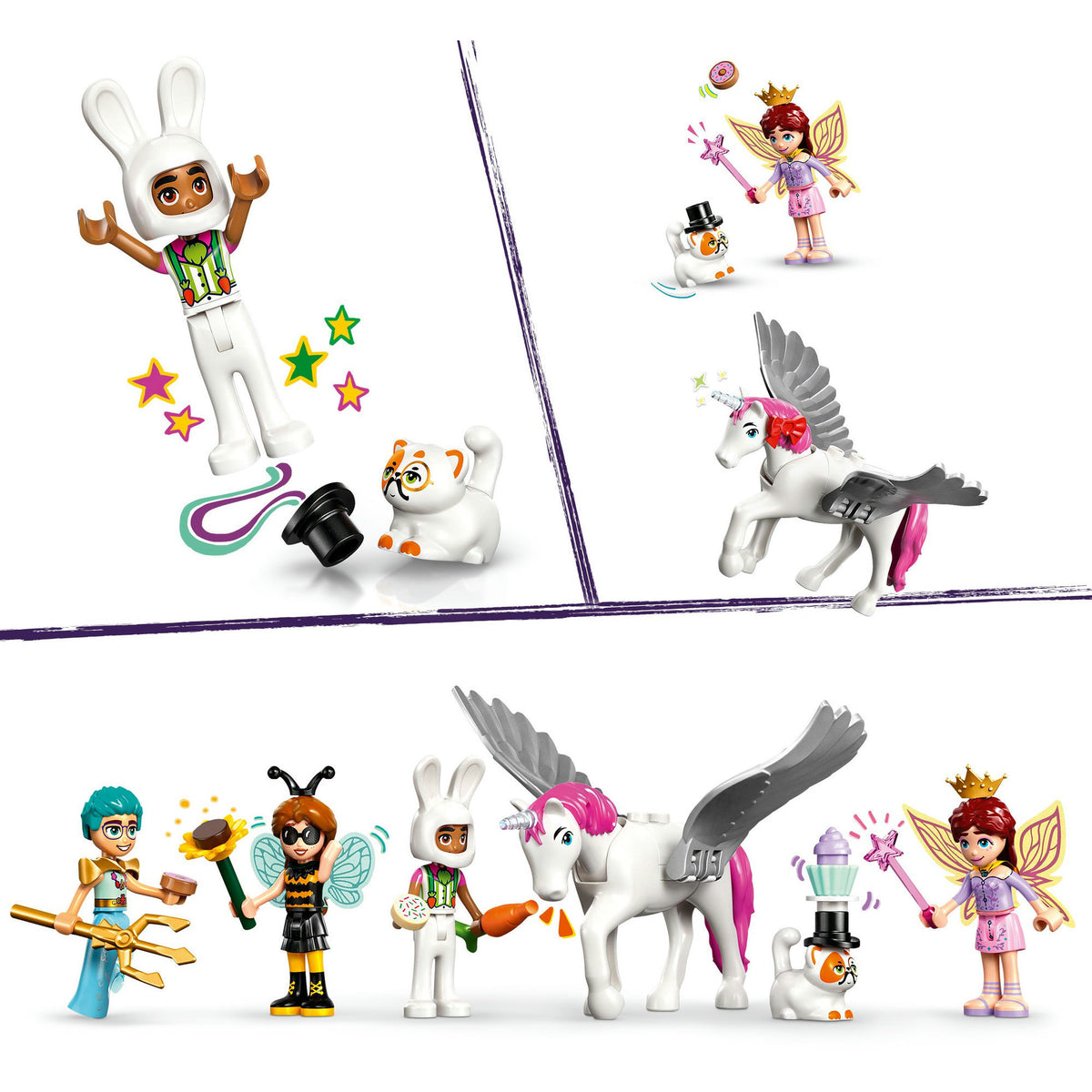 LEGO - ® friends verkleedfeestje met eenhoorn en fee - 42661