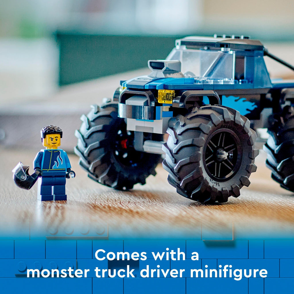 Lego city - blauwe monstertruck constructiespeelgoed (60402)
