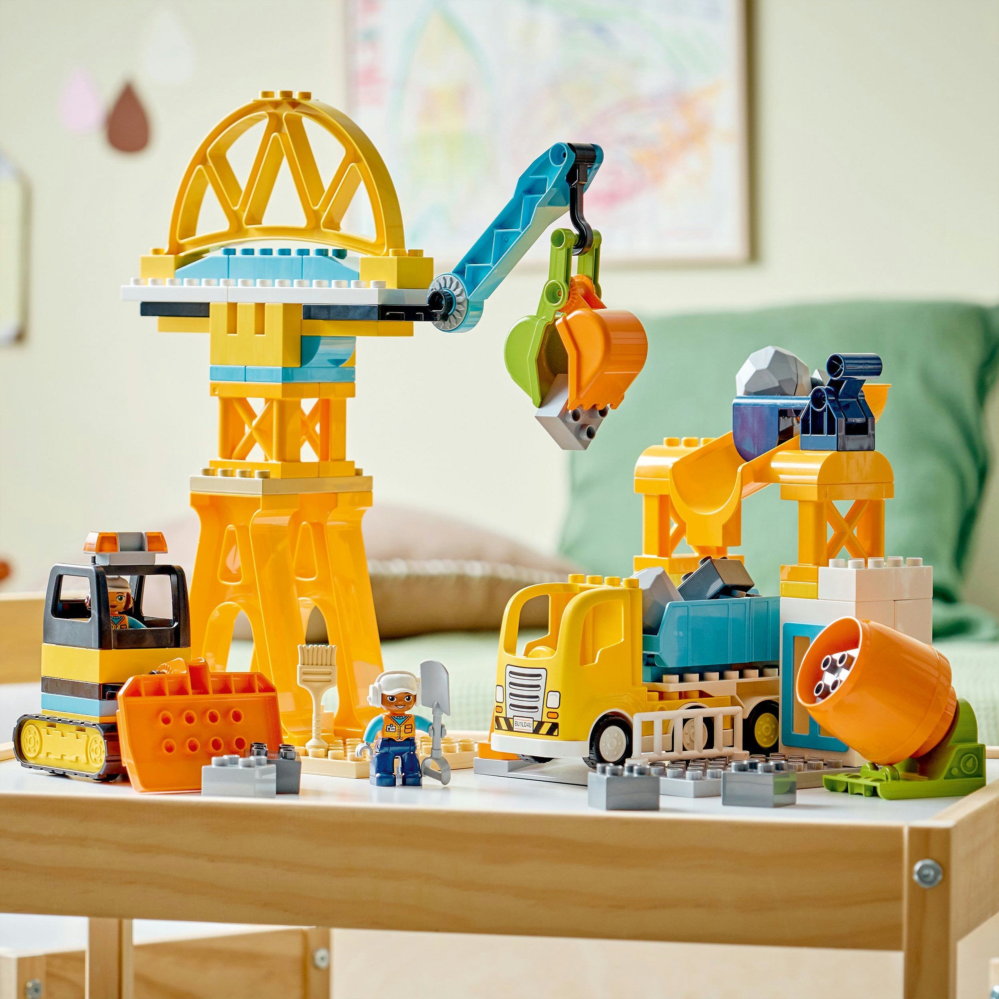 LEGO - duplo 10476 3-in-1 bouwplaats en voertuigen