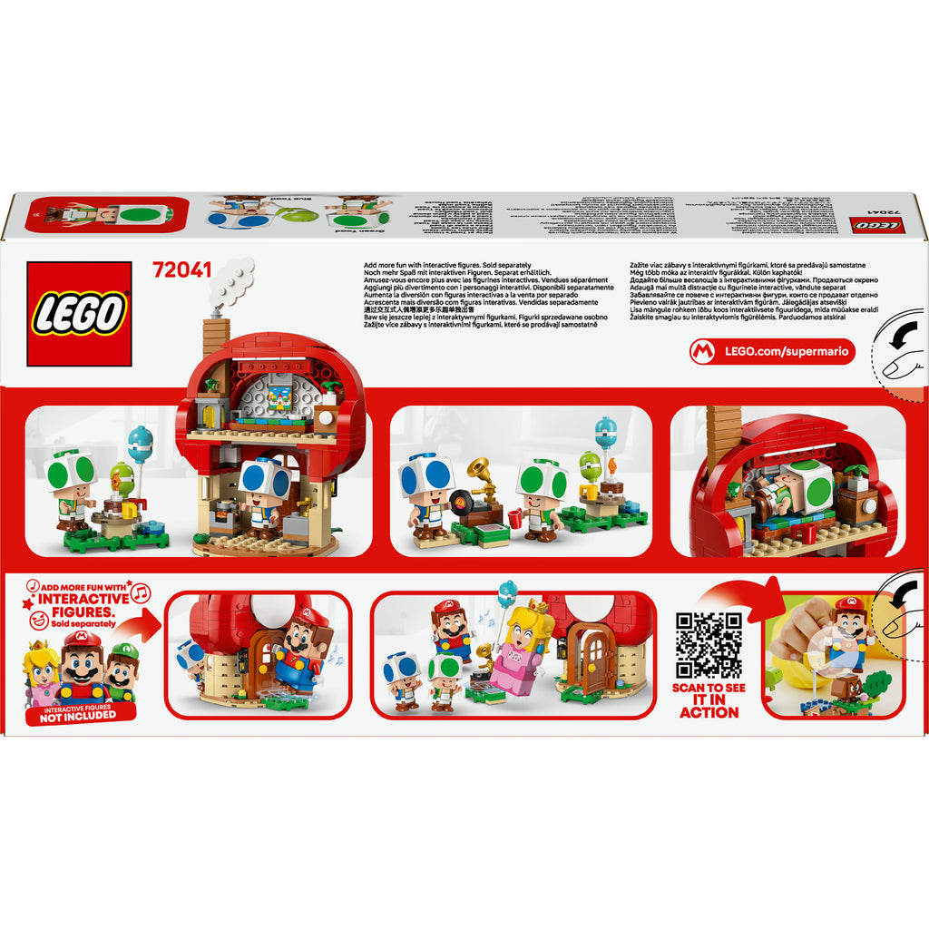 LEGO - super mario 72041 toads huisfeestje