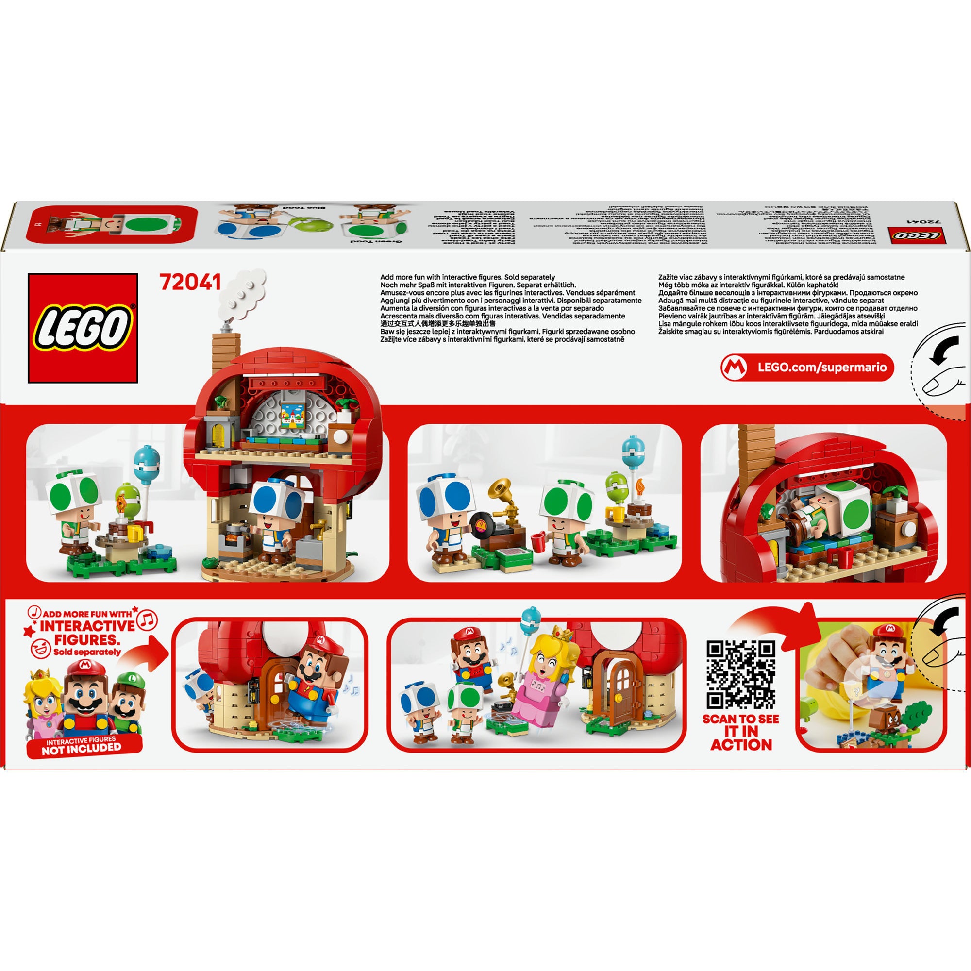 LEGO - super mario 72041 toads huisfeestje