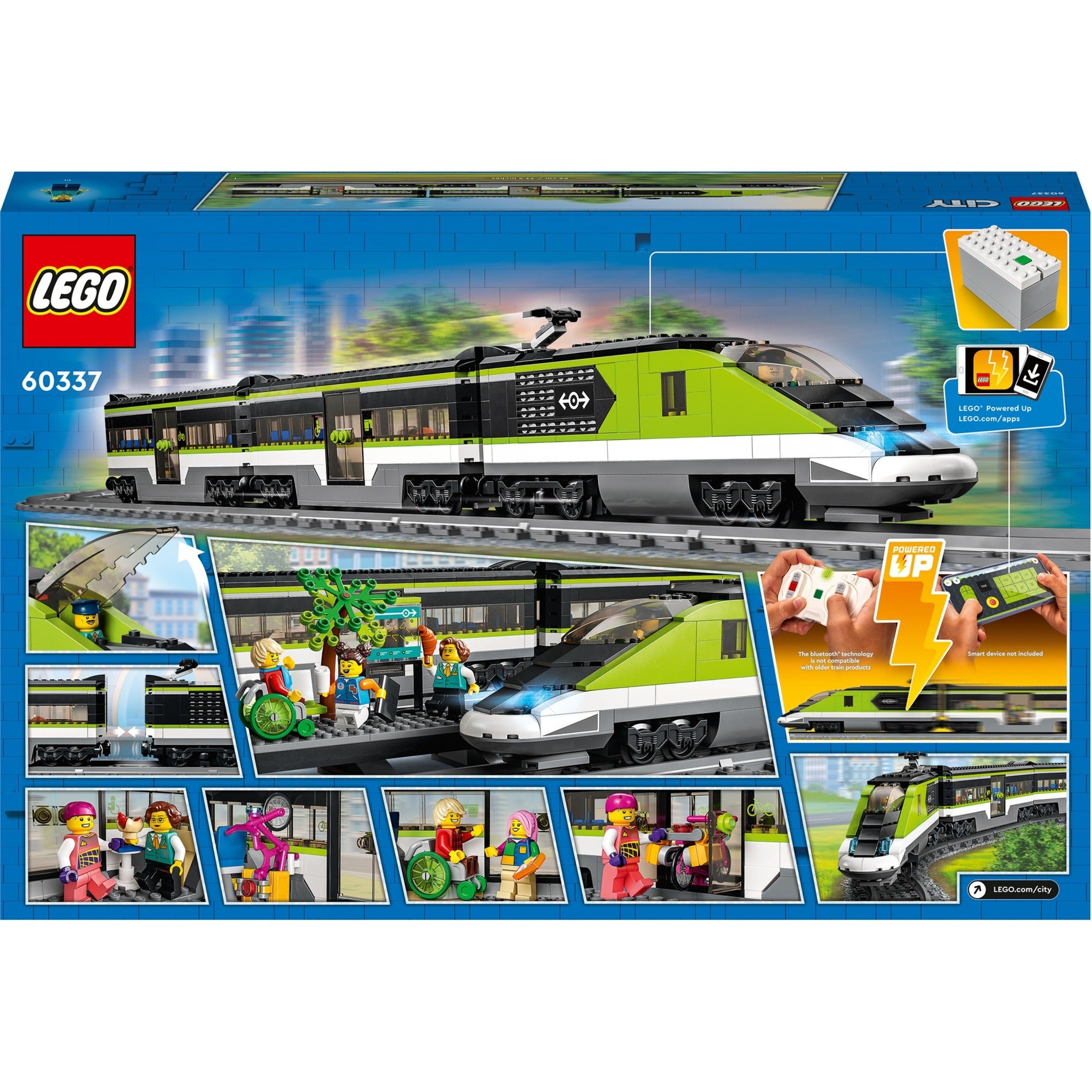 Lego city 60337 express passagierstrein