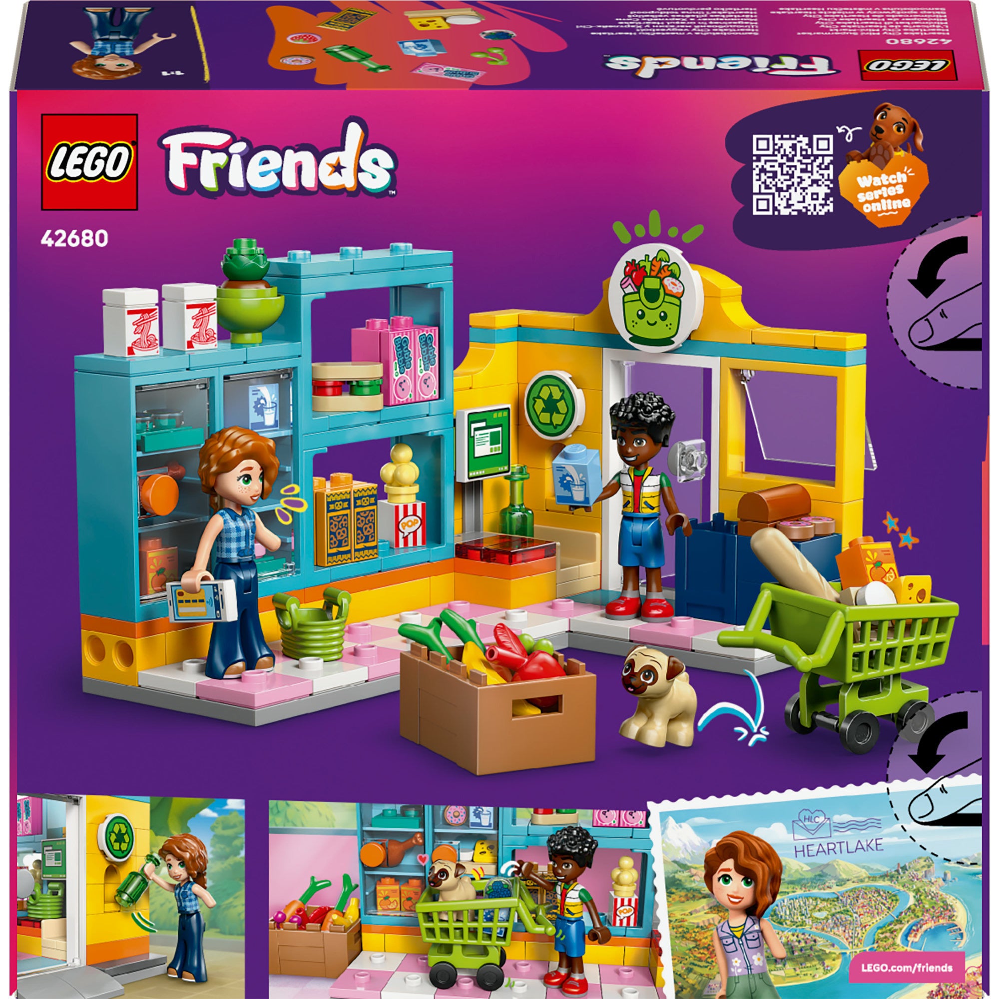 Lego friends 42680 heartlake city buurtsupermarkt
