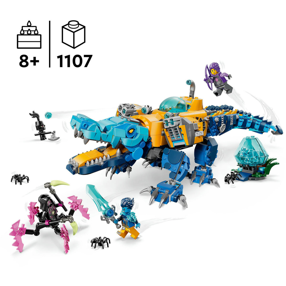 Lego dreamzzz - krokodilonderzeeër constructiespeelgoed (71512)