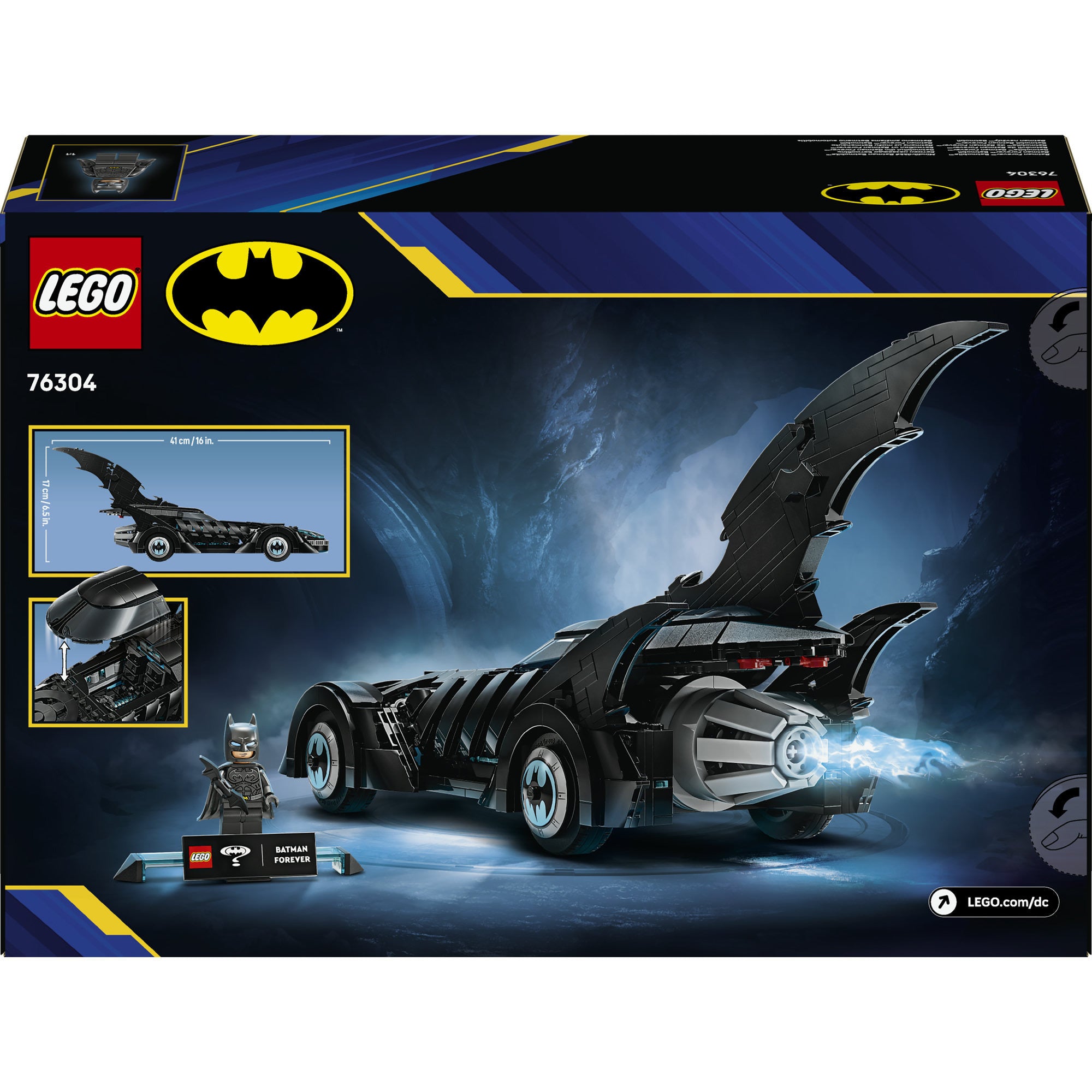 Lego super heroes 76304 batman forever batmobile