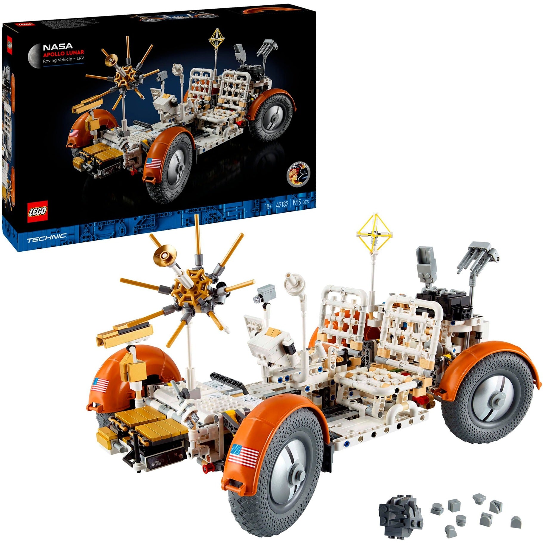 LEGO - technic 42182 nasa apollo maanwagen lrv