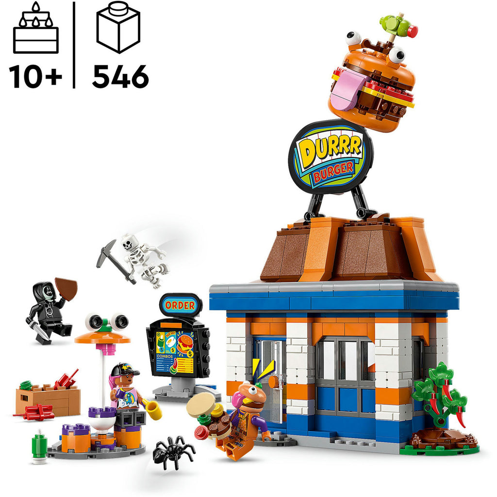 LEGO - fortnite - durrr burger restaurant constructiespeelgoed (77076)