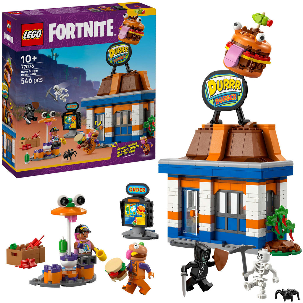 LEGO - fortnite - durrr burger restaurant constructiespeelgoed (77076)