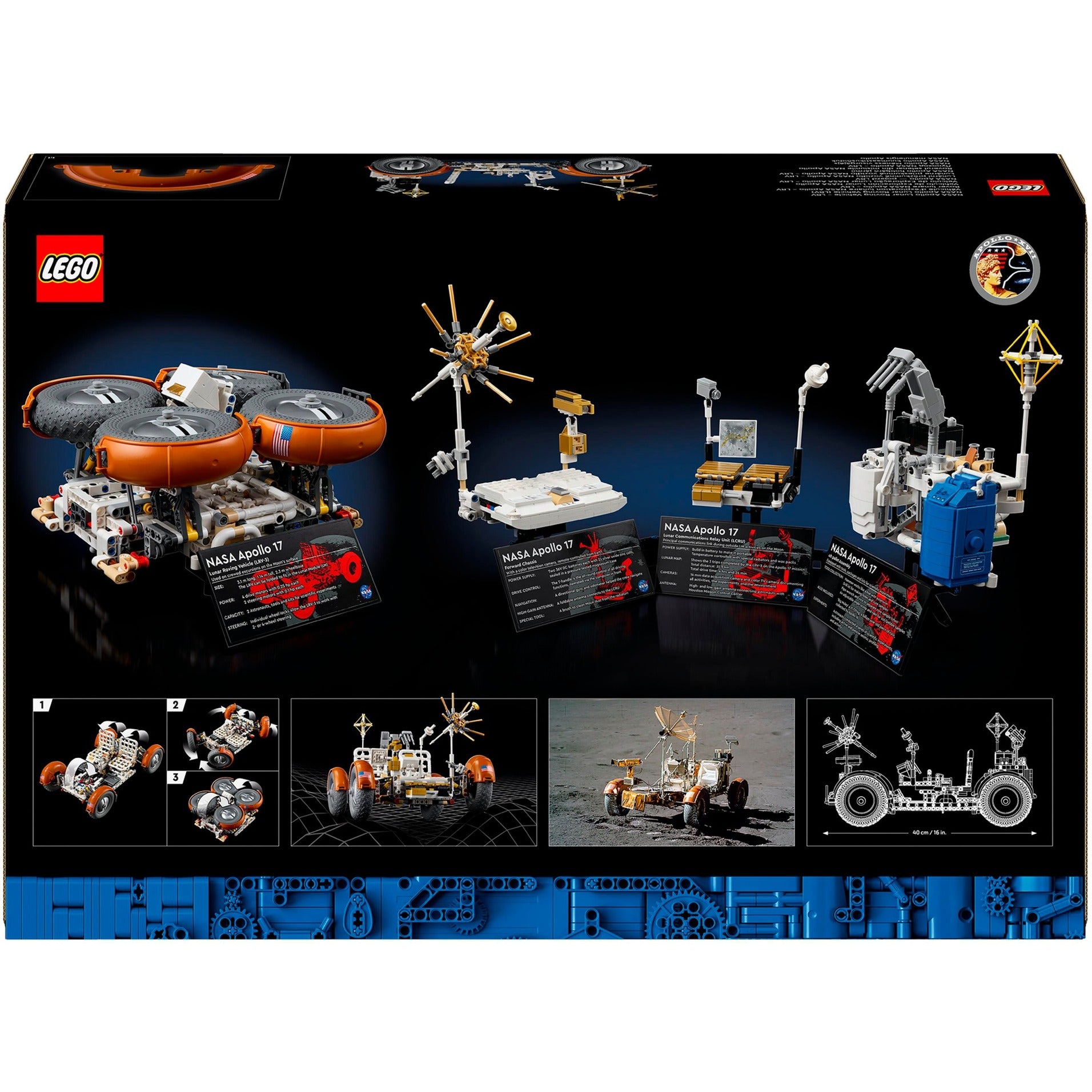 LEGO - technic 42182 nasa apollo maanwagen lrv