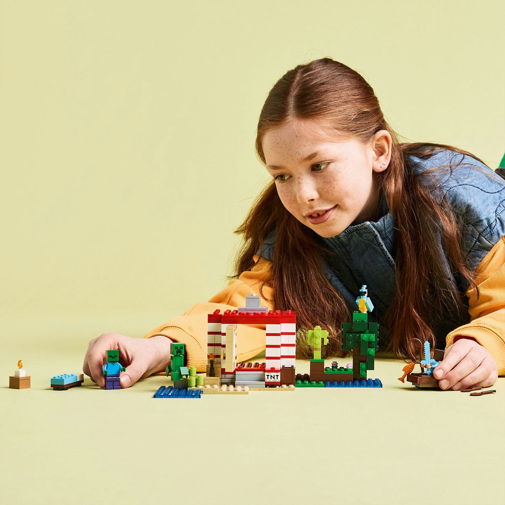 Lego minecraft 21275 het tnt junglehuis