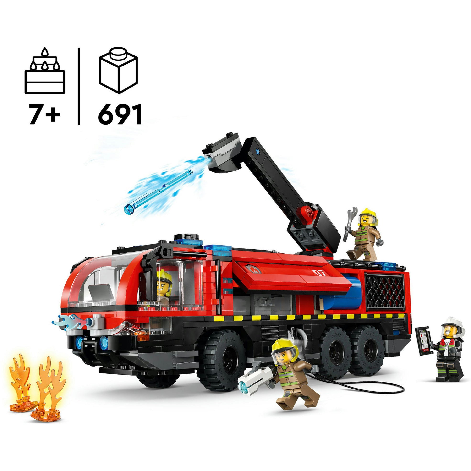 Lego city 60499 luchthaven brandweertruck