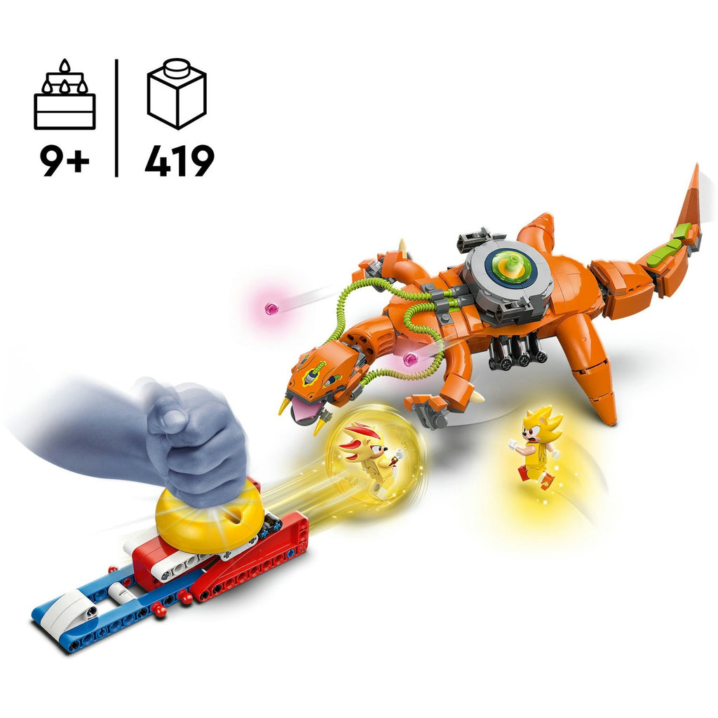 Lego sonic the hedgehog 77003 super shadow vs. biolizard