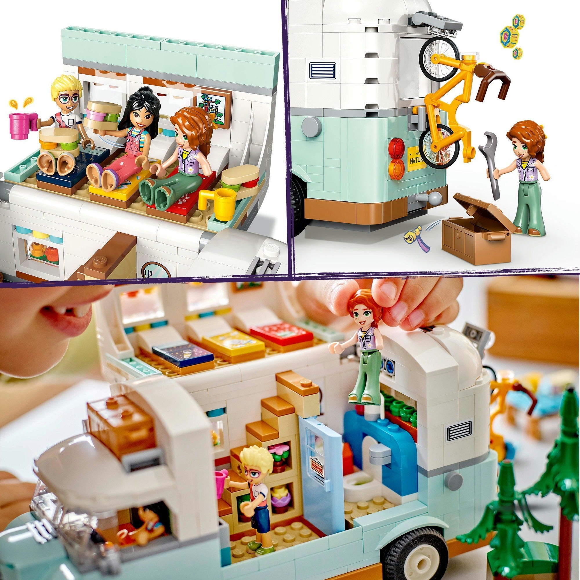 Lego friends 42663 camperavontuur met vrienden