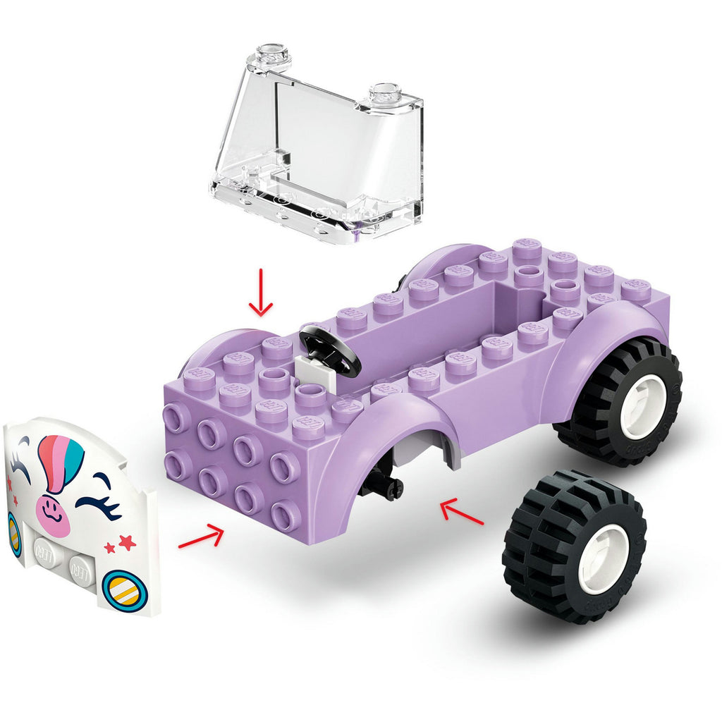 LEGO - friends 42675 eenhoorn taartenbezorgauto
