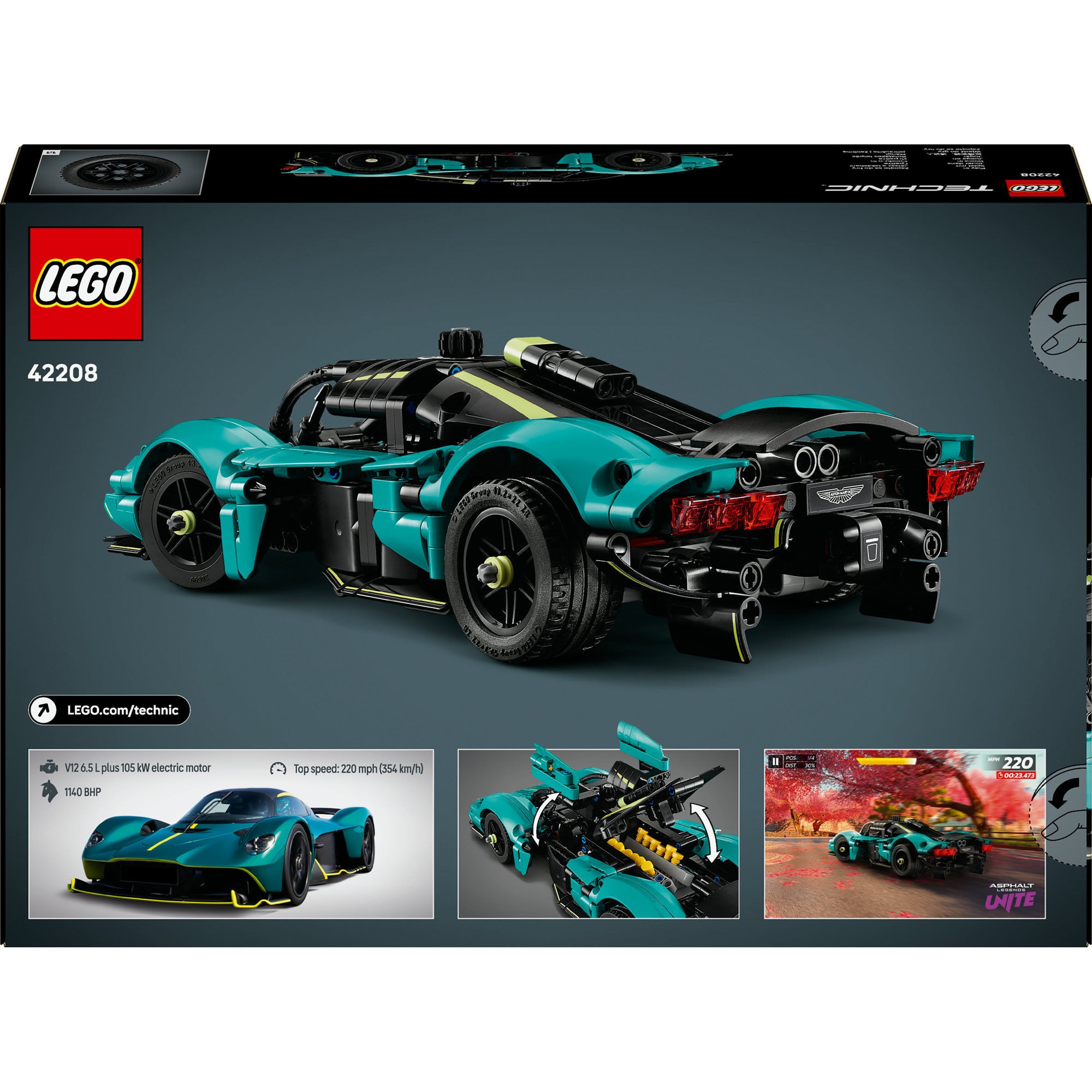 Lego technic 42208 aston martin valkyrie