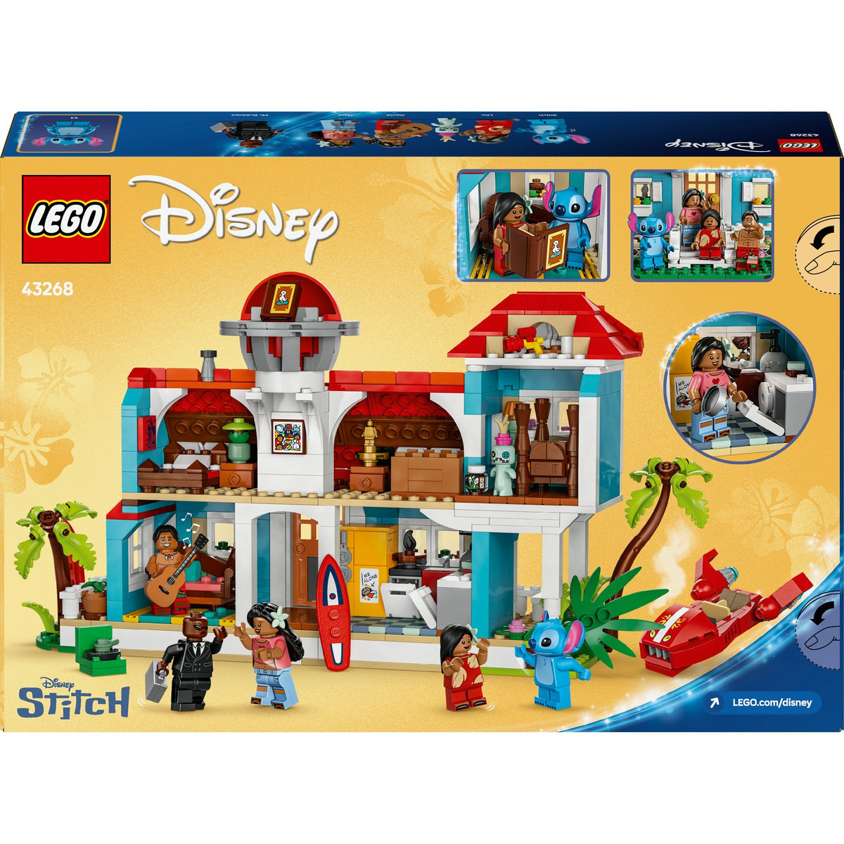 Lego ® disney lilo en stitch strandhuis - 43268