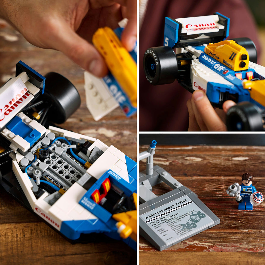 Lego icons - williams racing fw14b en nigel mansell constructiespeelgoed (10353)