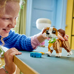 Lego schattige dieren: speelse puppy constructiespeelgoed (31382)