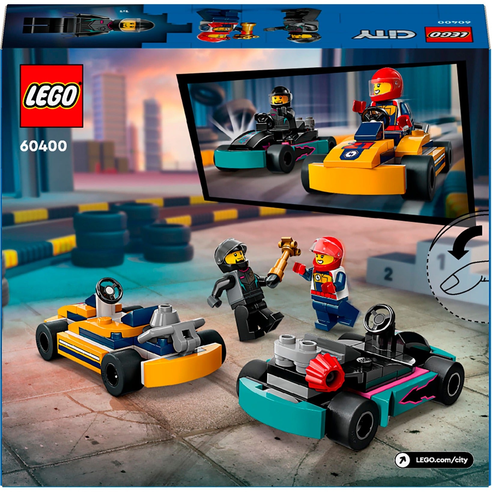 Lego city 60400 karts en racers