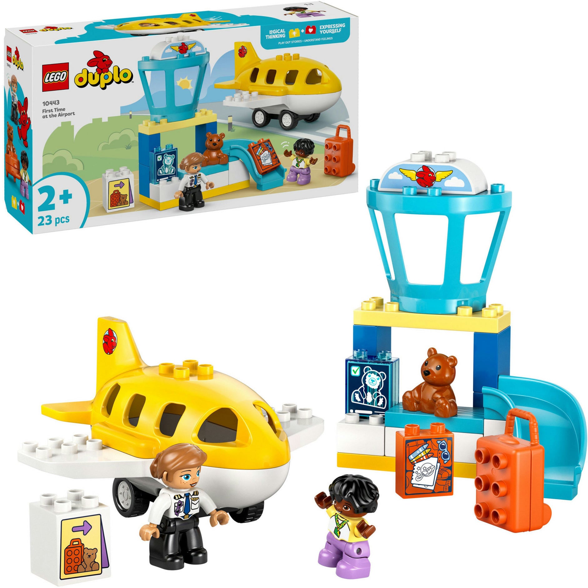 Lego duplo 10443 voor het eerst op het vliegveld