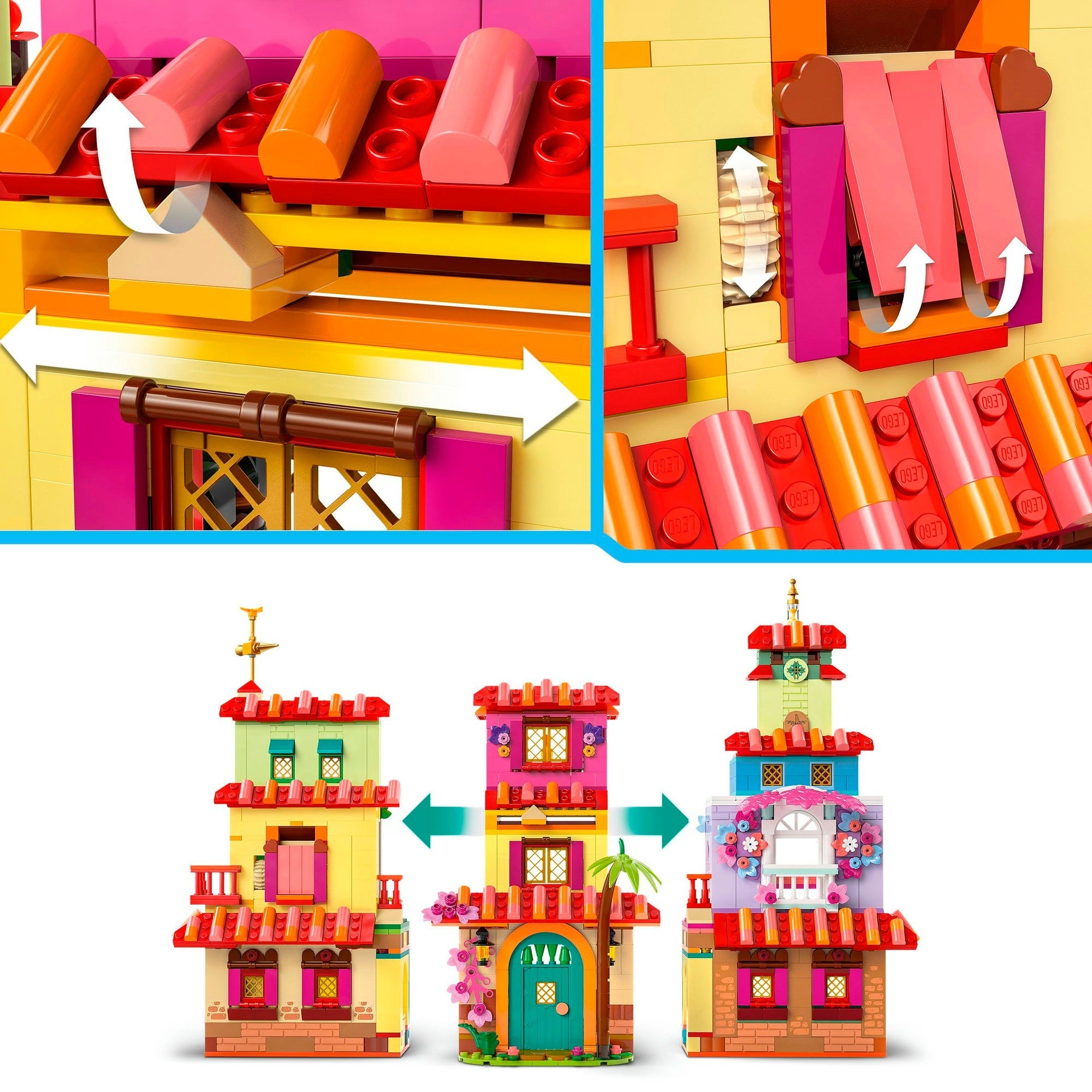 Lego disney princess - het magische huis van de familie madrigal constructiespeelgoed (43245)