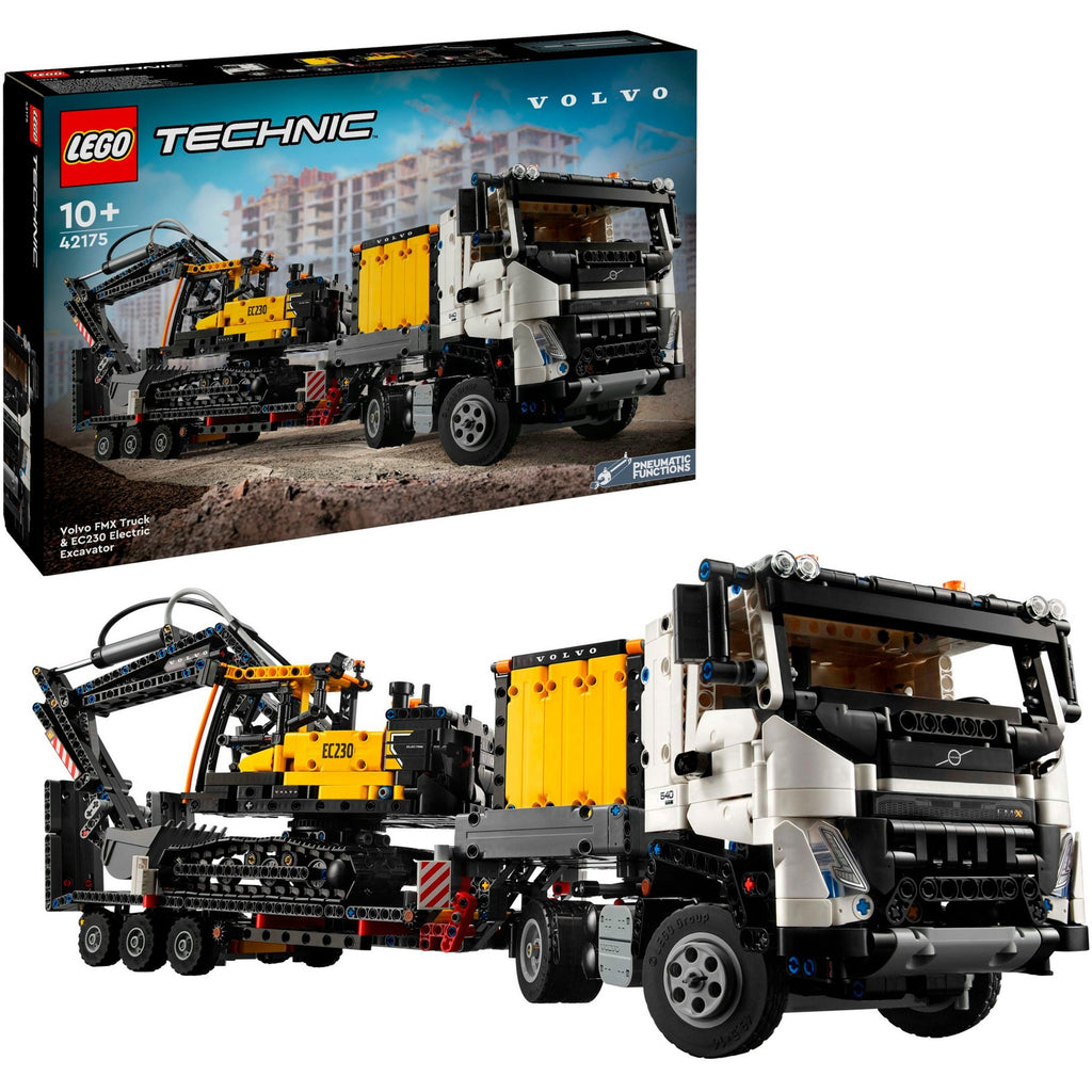 LEGO - technic 42175 volvo fmx truck & ec230 elektrische graafmachine