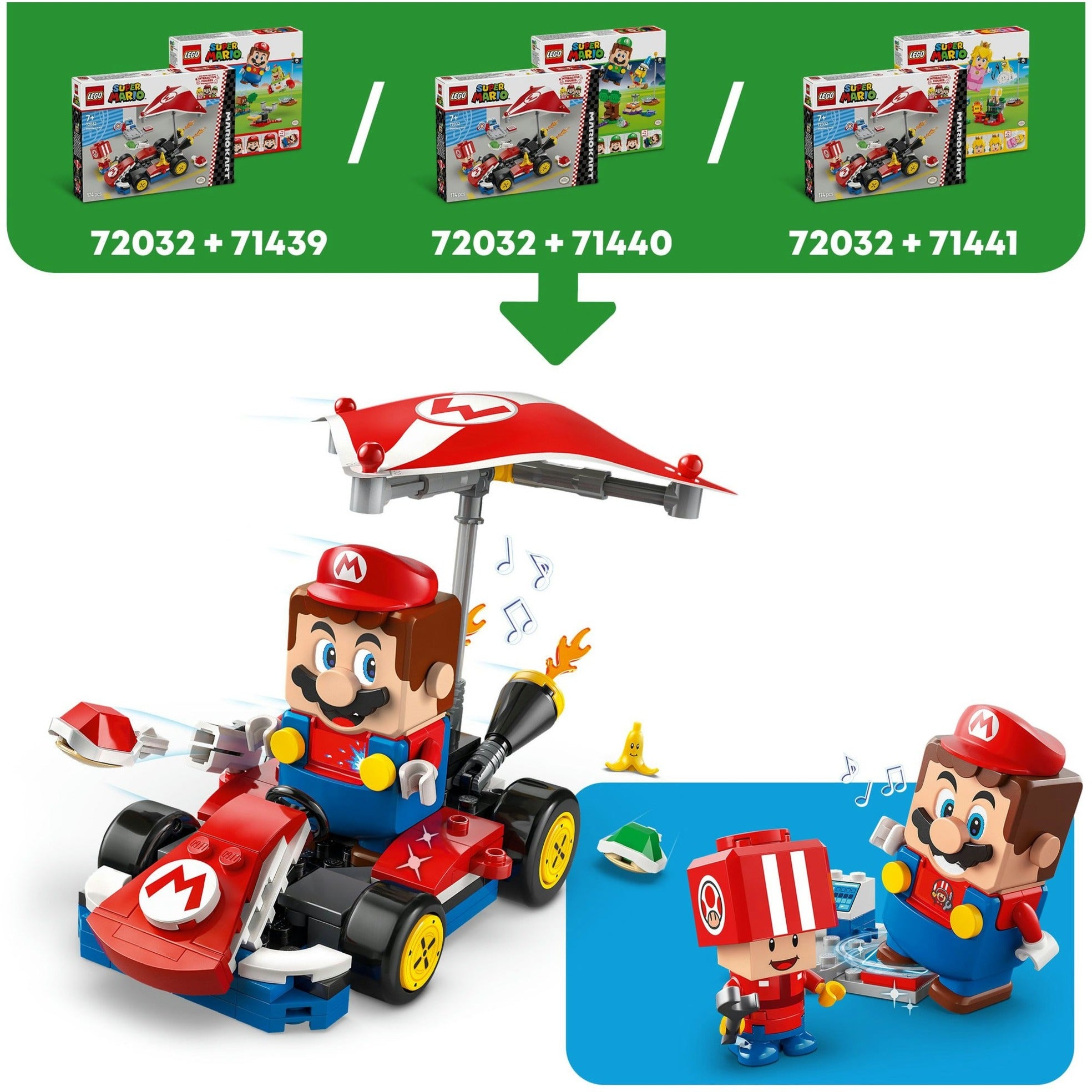 Lego super mario 72032 mario kart standaardkart