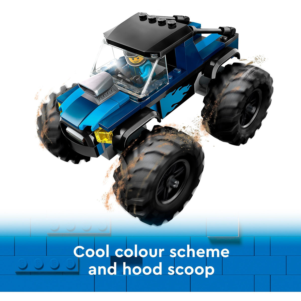 Lego city - blauwe monstertruck constructiespeelgoed (60402)