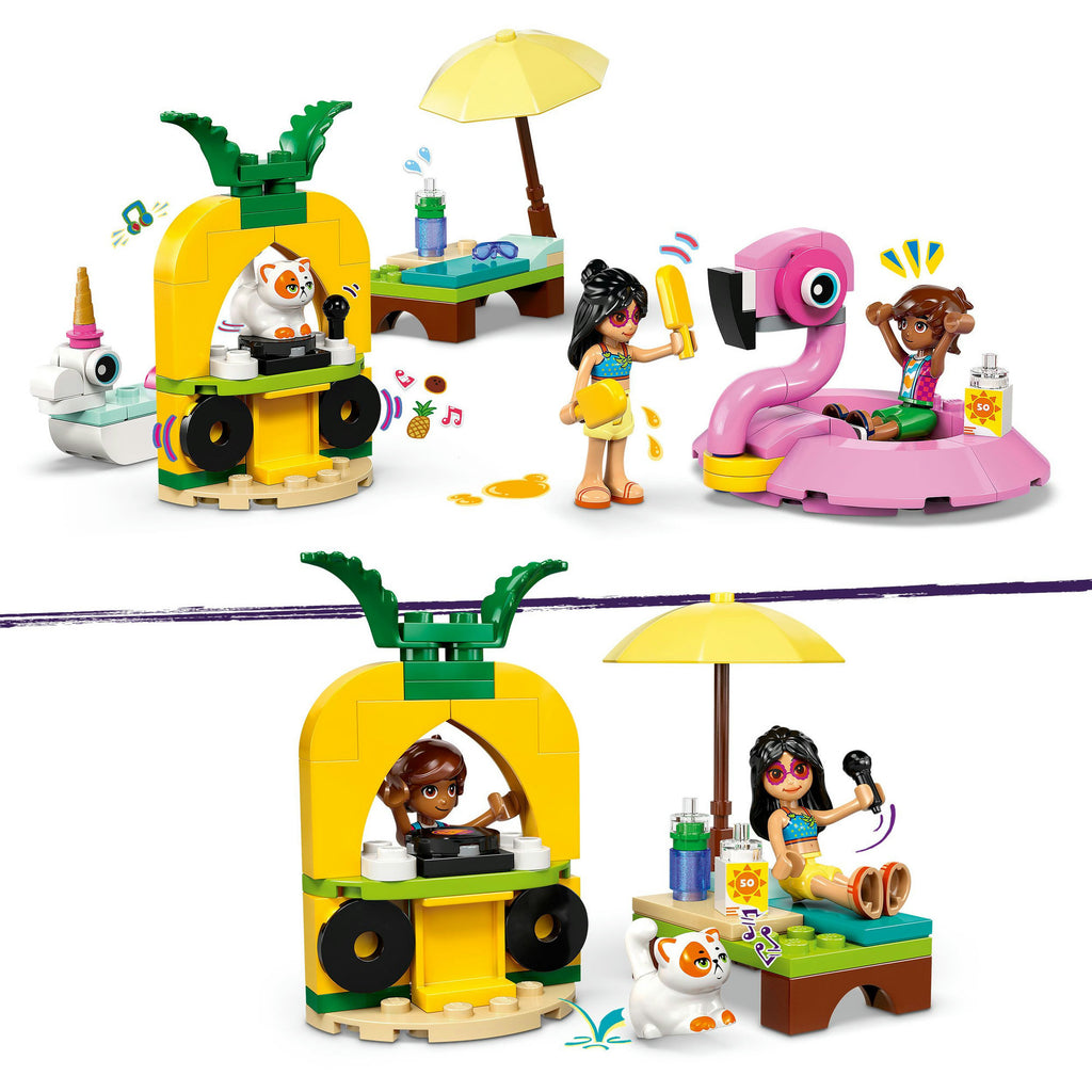 LEGO - friends 42658 zwembadfeestje met flamingo en eenhoorn